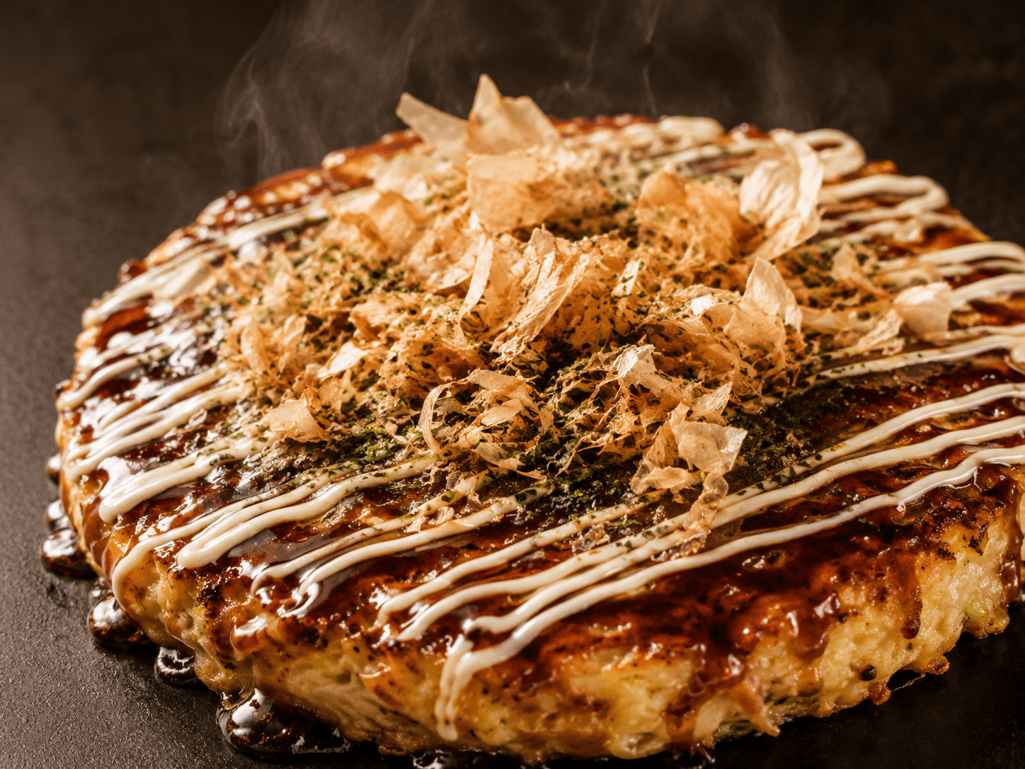 カルカモのお好み焼き — ひたちなか市・那珂湊